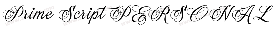 Prime Script PERSONAL USE ONLY字体转换